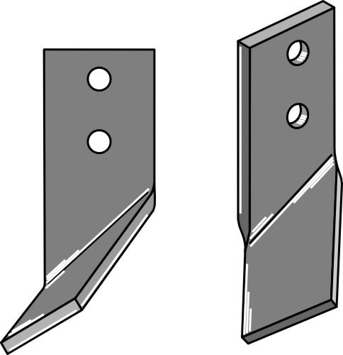 Rotationspinne 235x80 mm, höger