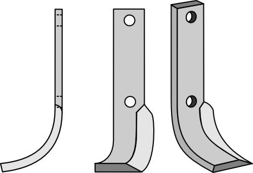 Blad 268x40mm, venstre