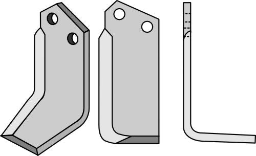 Terä 188 x 80 mm, oikea