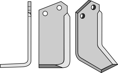 Terä 205 x 110 mm, vasen