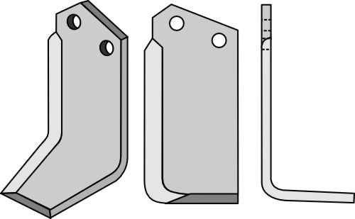 Terä 205 x 110 mm, oikea