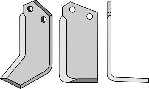 Blad 203 x 105 mm, höger