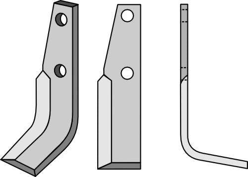 Terä 219 x 45 mm, oikea