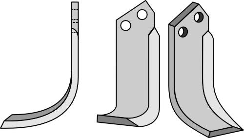 Terä 175 x 60 mm, vasen