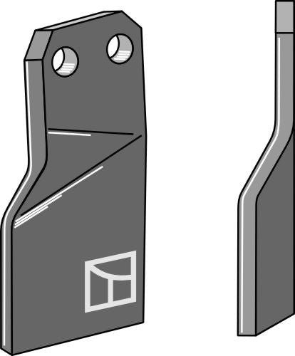 Rotationspinne 182x80 mm, höger