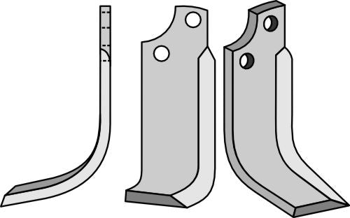 Terä 257 x 90 mm, vasen