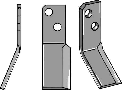 Rotationspinne 180x60 mm, vänster