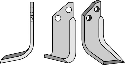 Terä 140 x 50 mm, vasen