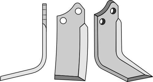 Blade 185x80mm, left