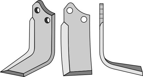 Terä 185 x 80 mm, oikea