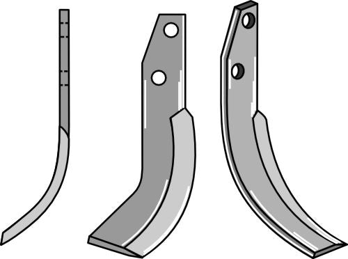 Blad 176x40mm, venstre