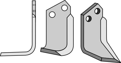 Klinge 158 x 70 mm, venstre