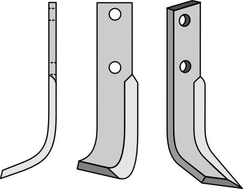 Blad 245 x 35 mm, vänster