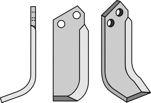 Blad 174x60mm, venstre