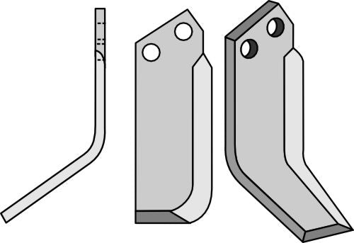 Klinge 157 x 50 mm, venstre