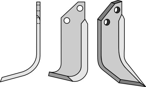Blad 152x50mm, venstre