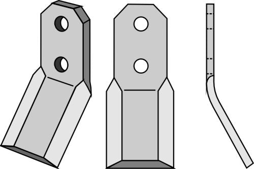 Rotary tine 170x60mm