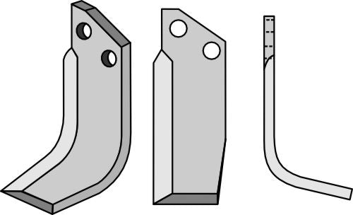 Blade 140x50mm, right