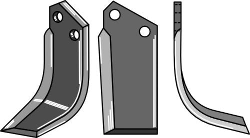 Blad 225 x 80 mm, höger