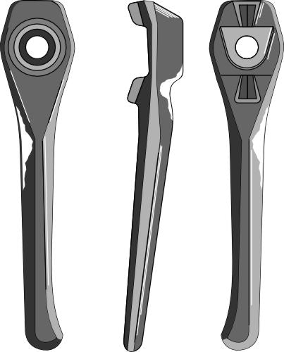 Tand för rotorharvar 342 mm, höger