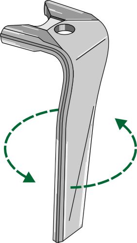 Tine for rotary harrows 320mm, left