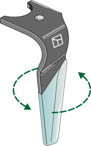 Tænder til rotorharver (DURAFACE) 315 mm, venstre