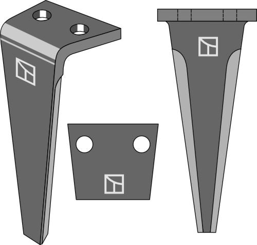 Pyörivien äesien piikki 160 mm