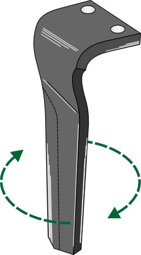 Tand för rotorharvar 340 mm, höger