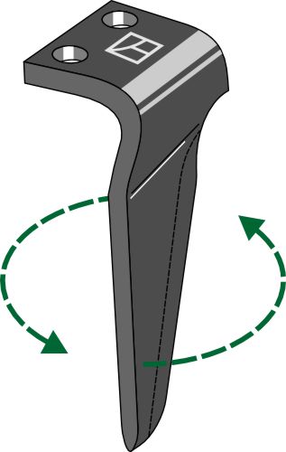 Tænder til rotorharver, venstre