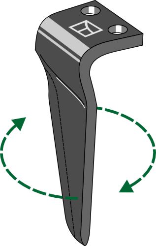 Tænder til rotorharver, højre