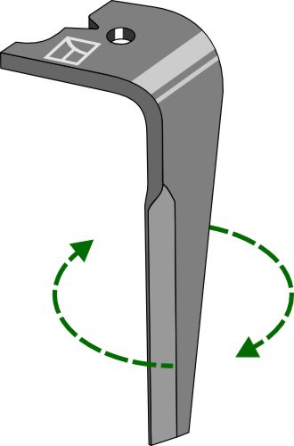Tand till rotorharv 330 mm, höger