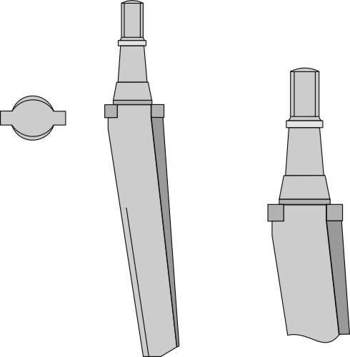 Tine for rotary harrows