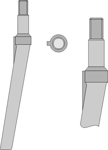 Tine for rotary harrows