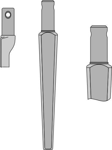 Pyörivän äesän piikki