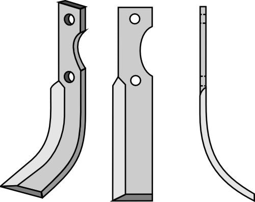 Blade 183x30mm, right