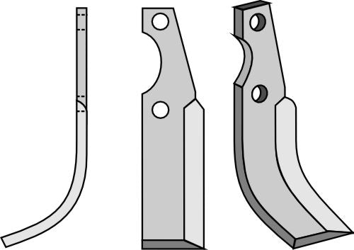 Blade 195x45mm, left