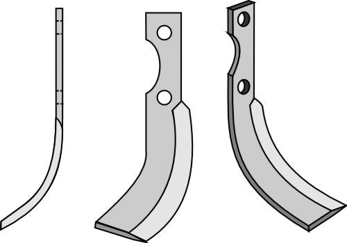 Terä 215 x 40 mm, vasen