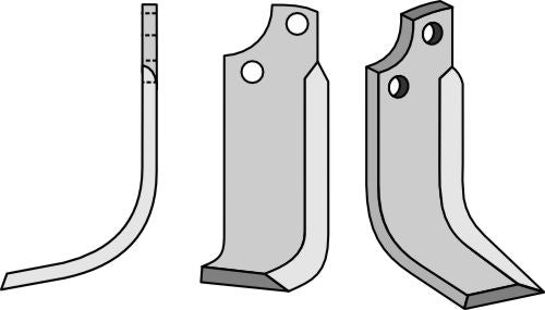 Blade 185x60mm, left