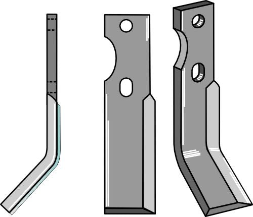 Rotationspinne DURAFACE 305x50 mm, vänster
