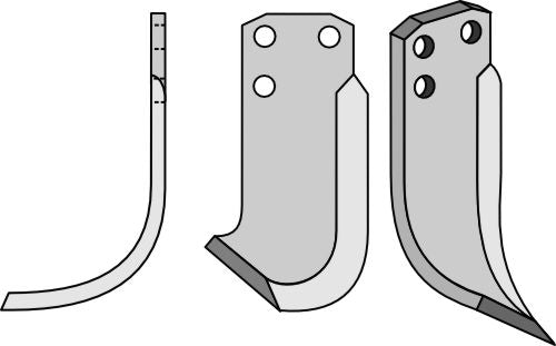 Blad 210 x 90 mm, vänster