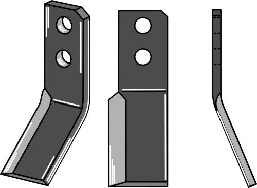 Blad 240 x 60 mm, höger