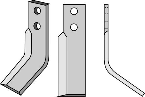 Blade 158x40mm, right