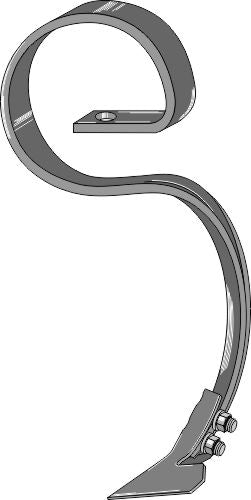 Stor harvetand med skær