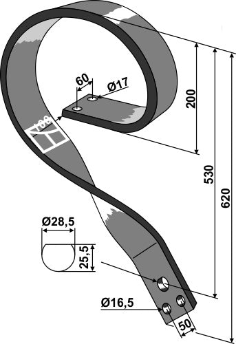 Høstine - venstre model