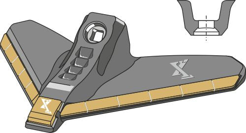 Sweep 265 mm - Hård metal