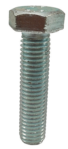 Sekskantbolt M12x1,75x50 uden møtrik - Galvaniseret