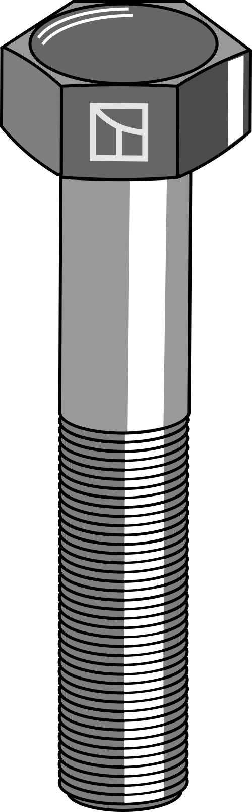 Sekskantbolt M20x2,5x75 uden møtrik