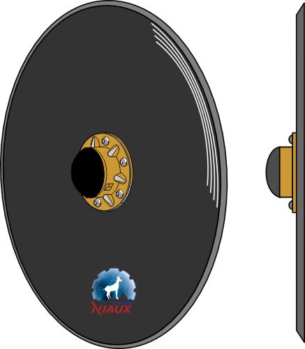 Såskive Ø382x3,5 - komplet