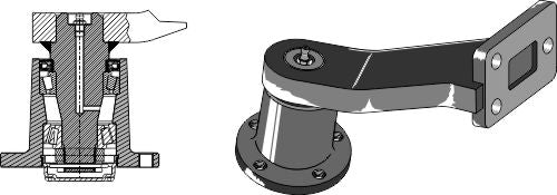 Leje med skaft - venstre model