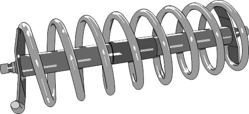 Spiralrulle 2500 - højre model